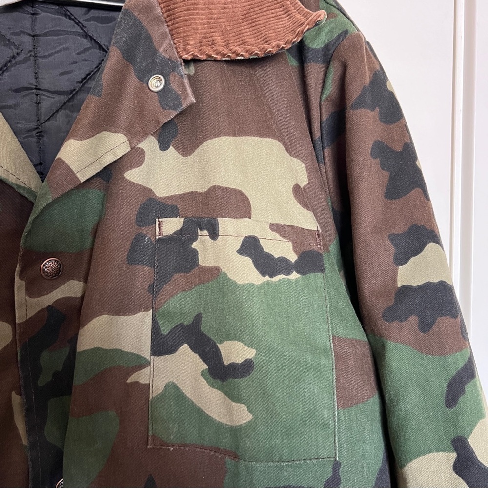 Camco MFG Vintage Insulated Woodland Camo Jacket Corduroy XL - Picture 7 of 10
